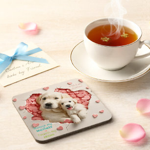 Always my Mother -Dog Mum & Baby Coaster