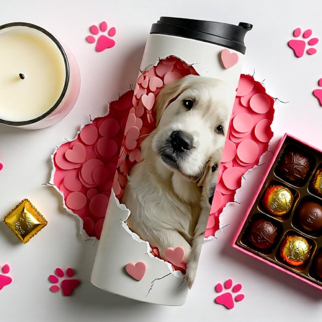 Always my Mother -Dog Mum & Baby custom Thermal Tumbler (Always My Mother Dog Mum & Puppy Love Thermal Tumbler)