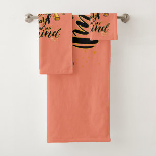 Always on My Mind Funny Halloween Voodoo Doll Bath Towel Set