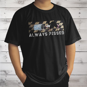 Always Pissed Funny Trash Day Opossum Possum Lover T-Shirt
