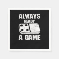 Always Ready Dominoes Tiles Puzzler Game Gift