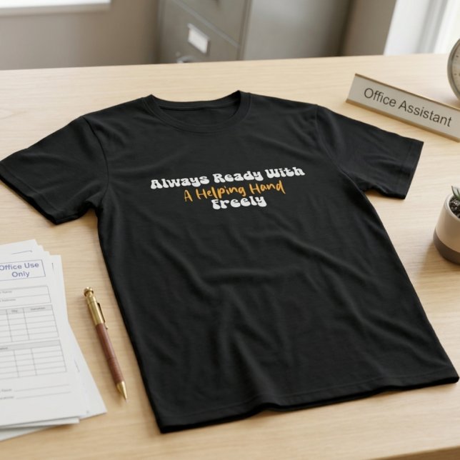 Always Ready With a Helping Hand School T-Shirt (Creator Uploaded)