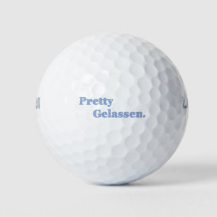 Always relaxed golf ball for seniors.