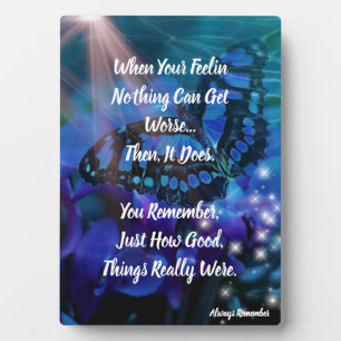 Always Remember Plaque