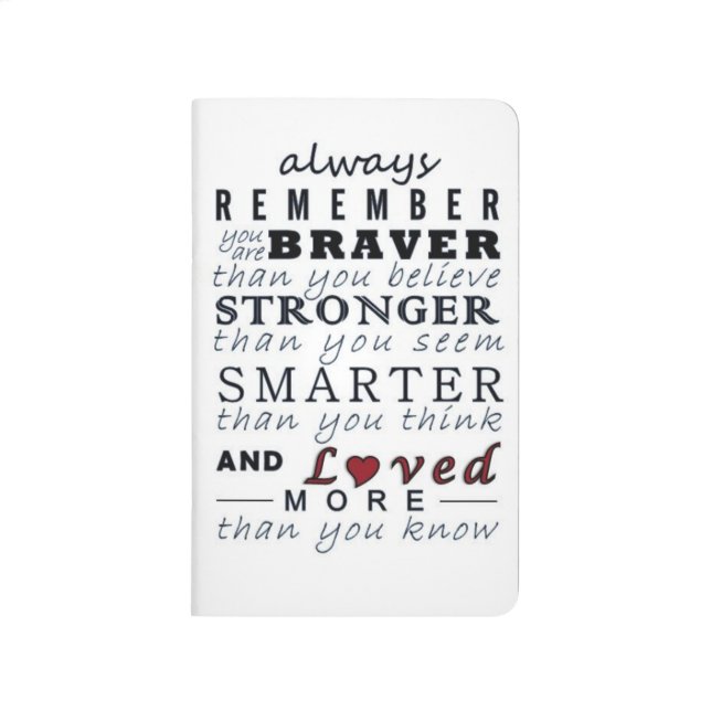 Always Remember Pocket Journal (Front)