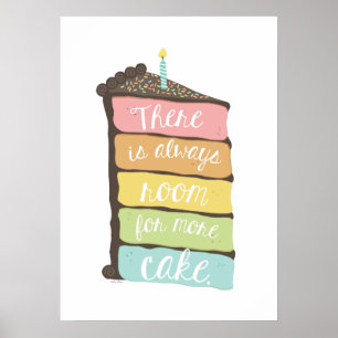 Always Room for Cake Art Print