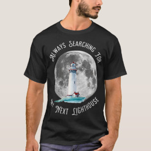 Always Searching for my net Lighthouse Zip  T-Shirt