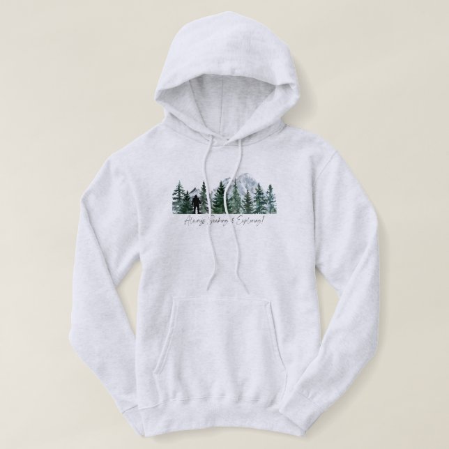 Always Seeking & Exploring Men's Hoodie (Design Front)