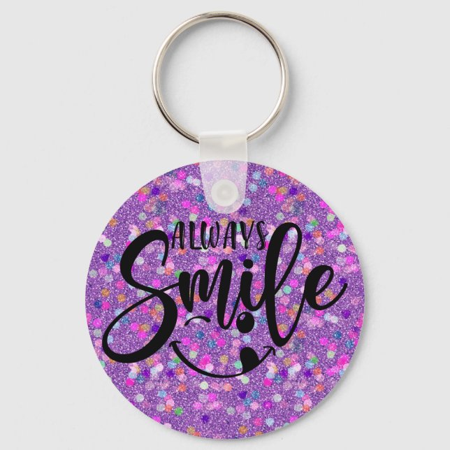 Always Smile Key Ring (Front)
