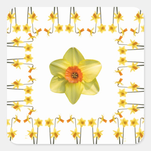 Always Spring Square Sticker (Front)