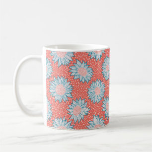 Always sunflowers red coffee mug