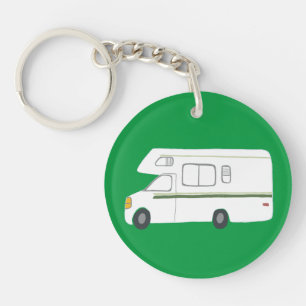 ALWAYS TAKE THE SCENIC ROUTE Motorhome Camping RV Key Ring