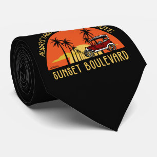ALWAYS TAKE THE SCENIC ROUTE SUNSET BOULEVARD TIE