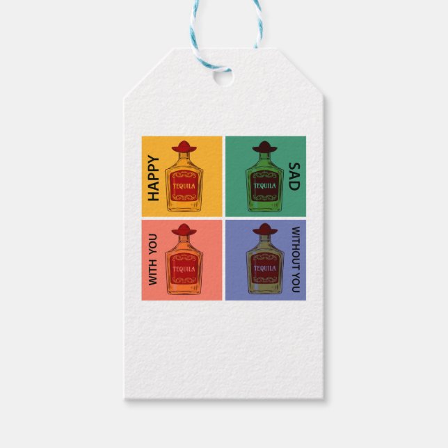 Always Tequila  Gift Tags (Front)