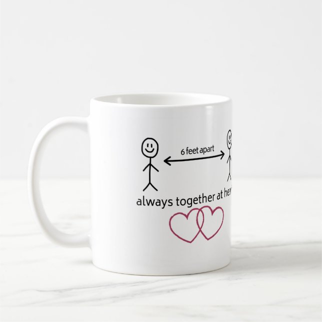 Always Together at Heart Mug (Left)