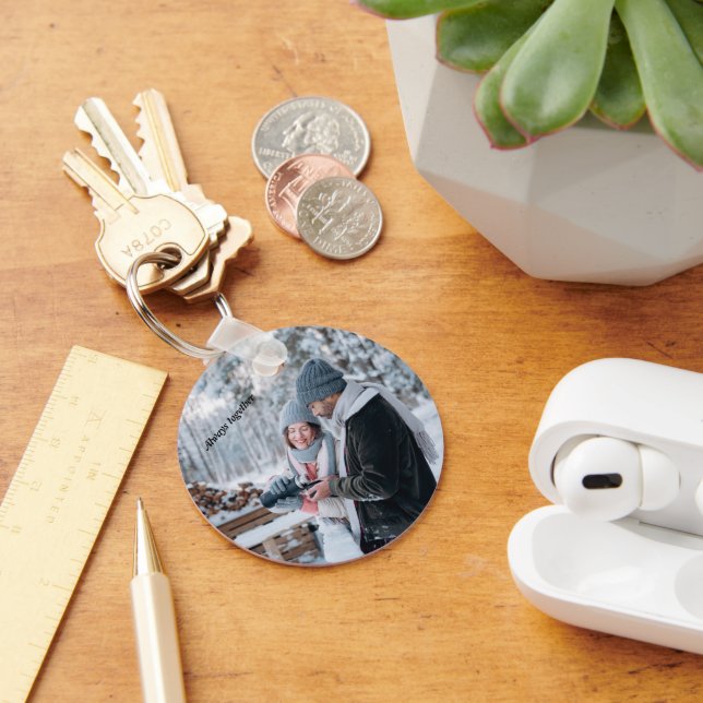 Always together metal print acrylic print key ring (Desk)