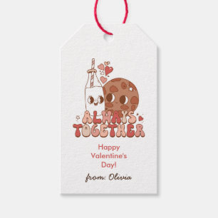 Always Together - Retro Groovy Valentine's Day Gift Tags