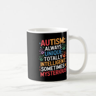 Always Unique Autism Awareness Totally Intelligent Coffee Mug