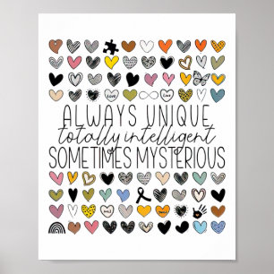 Always Unique Totally Intelligent Sometimes Myster Poster