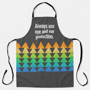 Always use eye Spectrum Grey All-Over Print Apron