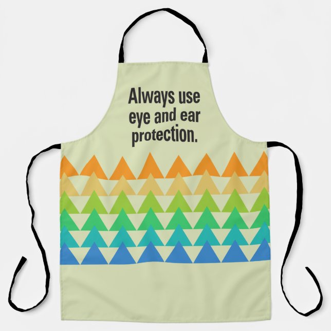 Always use eye Spectrum Sage All-Over Print Apron (Front)