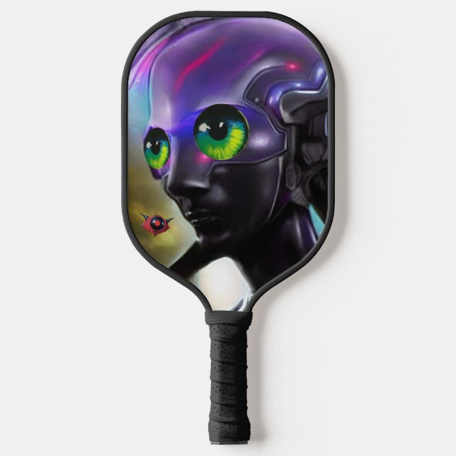 Always Watching - Ken Gauge Art Pickleball Paddle (Front)