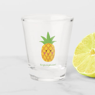 Always Wear Your Crown Punny Pineapple Shot Glass