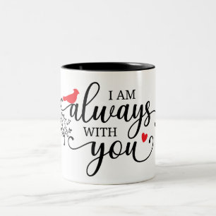Always With You/Memorial Cardinal Two-Tone Coffee Mug