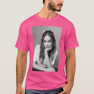 Alycia Debnam-Carey Black White Pop Art Portrait T-Shirt