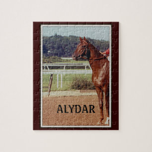 Alydar Belmont Stakes Post Parade 1978 Jigsaw Puzzle