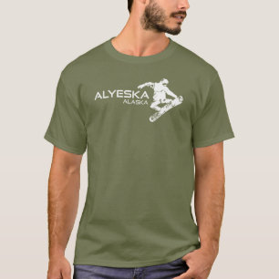 Alyeska Alaska Snowboarder T-Shirt