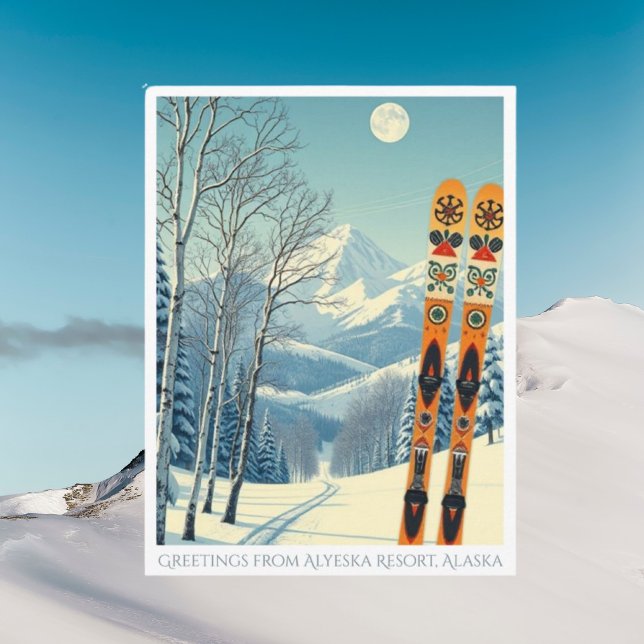 Alyeska Resort Alaska ski vacation Postcard (Creator Uploaded)