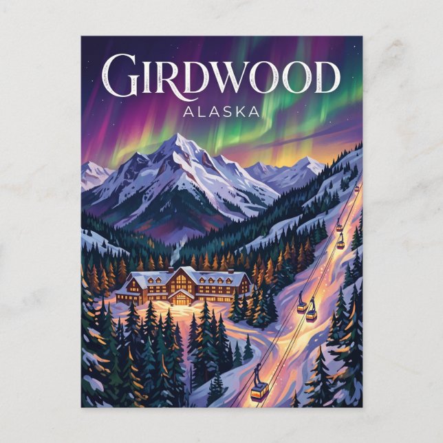 Alyeska Resort USA Postcard (Front)