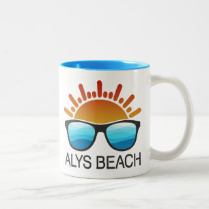Alys Beach Sunglasses Two-Tone Coffee Mug