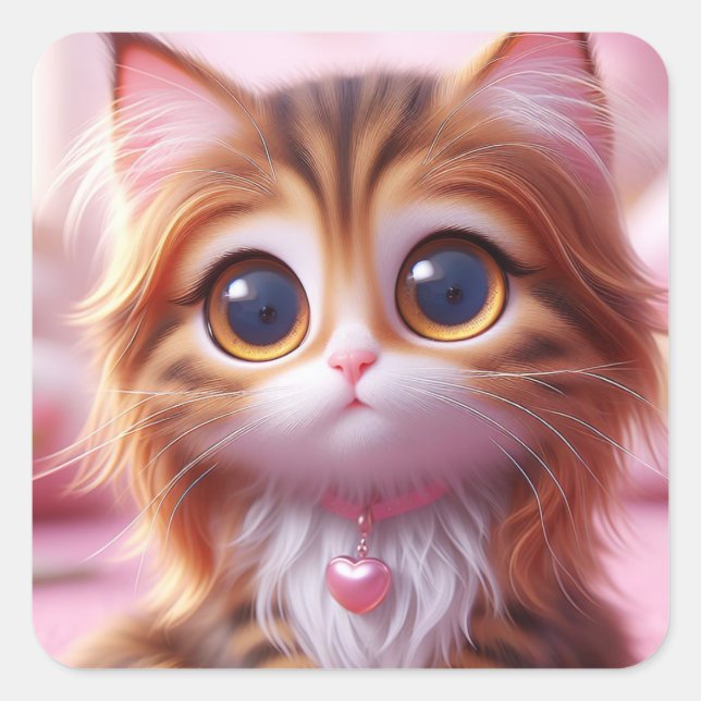 "Alys" Square Sticker (Front)