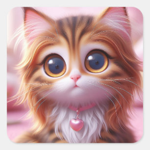 "Alys" Square Sticker