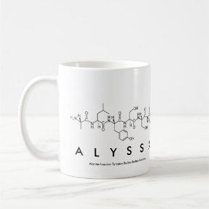 Alyssa peptide name mug