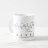 Alyssia peptide name mug (Front Left)