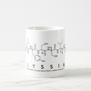 Alyssia peptide name mug