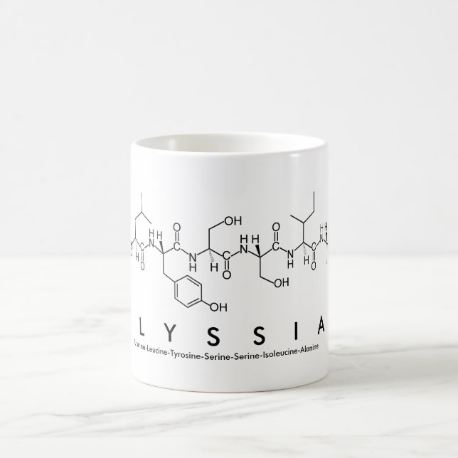 Alyssia peptide name mug (Center)