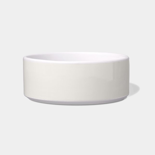 Alyssum White Solid Colour, Light Neutral Colours Bowl (Front)