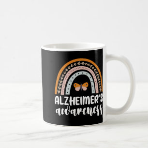Alzheimer's Awareness Dementia Rainbow Butterf Coffee Mug