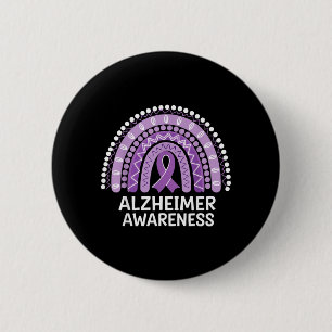 Alzheimer Awareness 6 Cm Round Badge