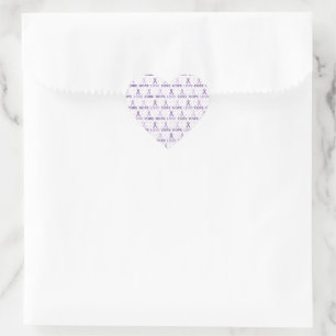 Alzheimer Awareness Heart Sticker