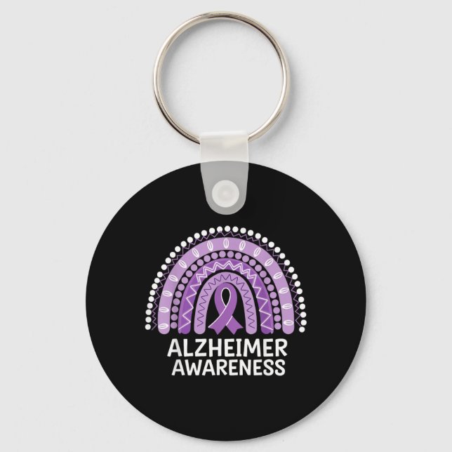 Alzheimer Awareness Key Ring (Front)