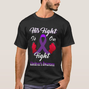 Alzheimer Awareness Month Purple Ribbon Alzheimer T-Shirt