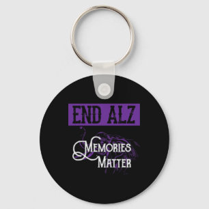 Alzheimer - Cute Heimer Awareness Graphic  Key Ring