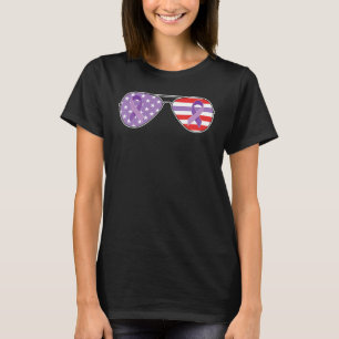 Alzheimer Disease Awareness Wear Alzheimer's Purpl T-Shirt