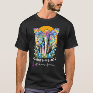 Alzheimer Elephant Forget me not Alzheimeru2019s A T-Shirt