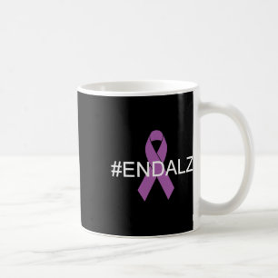 Alzheimer #end Heimer Awareness Purple Top Coffee Mug